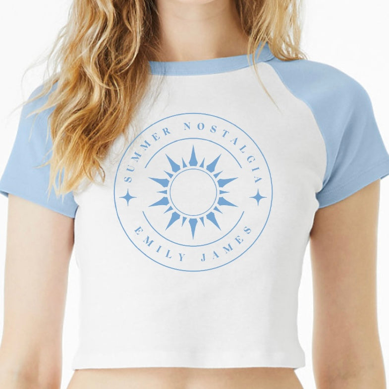 “Summer Nostalgia” baby tee